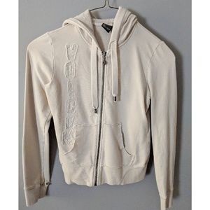 Volcom Cream Hoodie W/ Lace Detailing